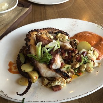 Wood Stack Pizza Kitchen - Metuchen - Seared octopus. Amazing! Cooked perfectly - Pizza Near Me - Metuchen, New Jersey