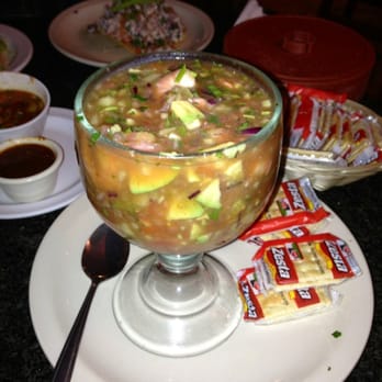 Mariscos Los Arcos - Shrimp cocktail is delicious! - Mexican Near Me - Van Nuys, California Mariscos Los Arcos - Shrimp cocktail is delicious! - Mexican Near Me - Van Nuys, California