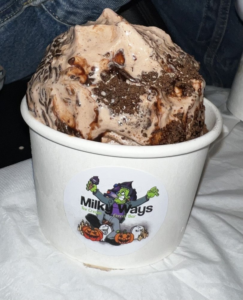 Milky Ways Ice Cream & Cereal Bar Logo