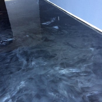 Custom Concrete Countertops Sea Glass And Shells With Crab Inlay
