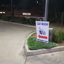 Chevron - Car wash sign