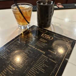 1750 Speakeasy - Bull's old fashioned and raspberry mule