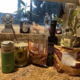 a variety of ingredients on a kitchen counter a variety of ingredients on a kitchen counter