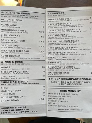 Menu photo 3 Rustic Coeur d'Alene, ID Menu photo 3 Rustic Coeur d'Alene, ID