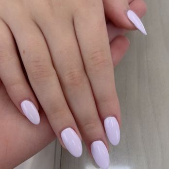 Pure Nails Spa - These are my nails I did today the absolute beautiful with this amazing lavender color - Nail Salons Near Me - Pasadena, California