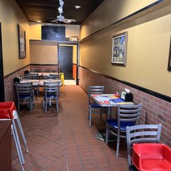 Tony's Pizza - Seating in the back.