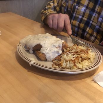 Rise & Shine - The Special.. eggs in a basket with gravy and hash browns - Breakfast & Brunch Near Me - Indianapolis, Indiana