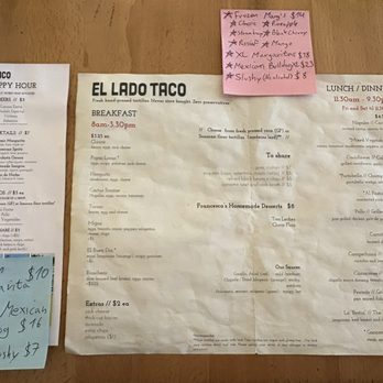 El Lado Taco - Menu - Tacos Near Me - Astoria, New York El Lado Taco - Menu - Tacos Near Me - Astoria, New York