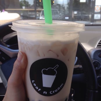 Leaf N Cream - Coconut Salted Caramel. - Bubble Tea Near Me - Tustin, California