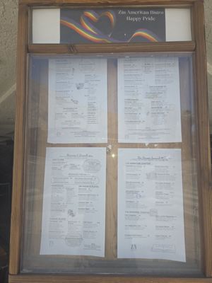 Menu photo 1 Zin American Bistro Palm Springs, CA Menu photo 1 Zin American Bistro Palm Springs, CA