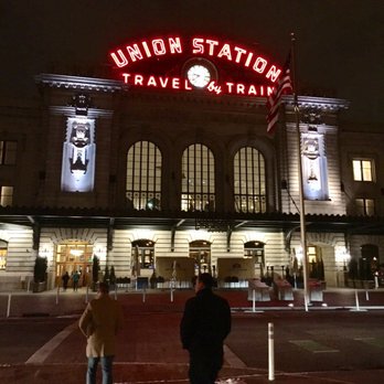 Denver Union Station - 16 degrees outside...brrr! - Train Stations Near Me - Denver, Colorado Denver Union Station - 16 degrees outside...brrr! - Train Stations Near Me - Denver, Colorado