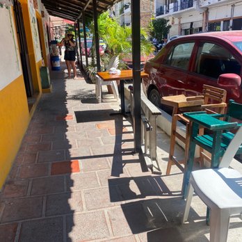Soco's Place - Outdoor Seating. It's hot, so catch some shade on the other side. - Mexican Near Me - Puerto Vallarta, JAL Soco's Place - Outdoor Seating. It's hot, so catch some shade on the other side. - Mexican Near Me - Puerto Vallarta, JAL