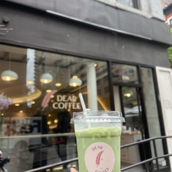 Dear Coffee - Iced Matcha Latte - Cafes Near Me - New York, New York Dear Coffee - Iced Matcha Latte - Cafes Near Me - New York, New York