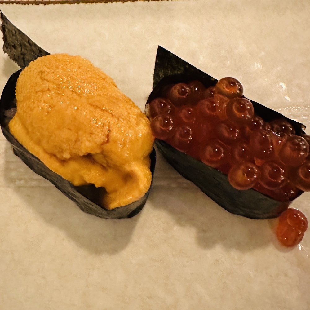 Masamitsu - Uni from Santa Barbra and Salmon Roe - Japanese Near Me - San Marino, California Masamitsu - Uni from Santa Barbra and Salmon Roe - Japanese Near Me - San Marino, California