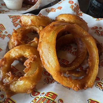 Phil's BBQ - Colossal Onion Rings (Large) - Barbeque Near Me - San Diego, California Phil's BBQ - Colossal Onion Rings (Large) - Barbeque Near Me - San Diego, California