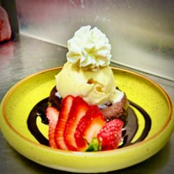 Delicious Thai Kitchen - Chocolate Lava Cake with Vanilla Ice cream