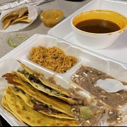 Two Quesabirria Taco Plate