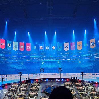 Sphere - 6/28/24 NHL Draft day 1: view of floor and interstitial graphics - Stadiums & Arenas Near Me - Las Vegas, Nevada Sphere - 6/28/24 NHL Draft day 1: view of floor and interstitial graphics - Stadiums & Arenas Near Me - Las Vegas, Nevada