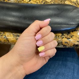 Nexfen manicure on natural nails Nexfen manicure on natural nails