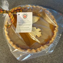 Pumpkin pie, from Burdick Road Orchard in New Hartford, CT.