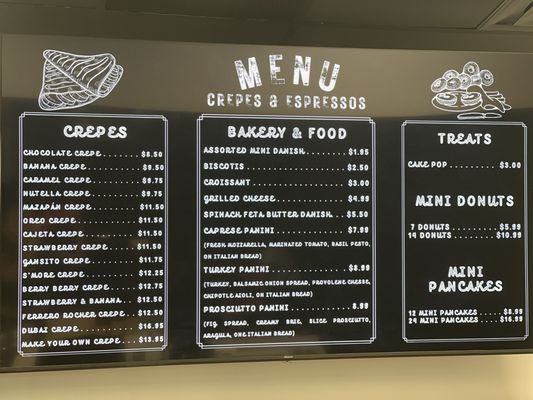 Menu photo 8 Crepes & Espressos Rialto, CA