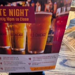 Old Chicago Pizza + Taproom - Menu