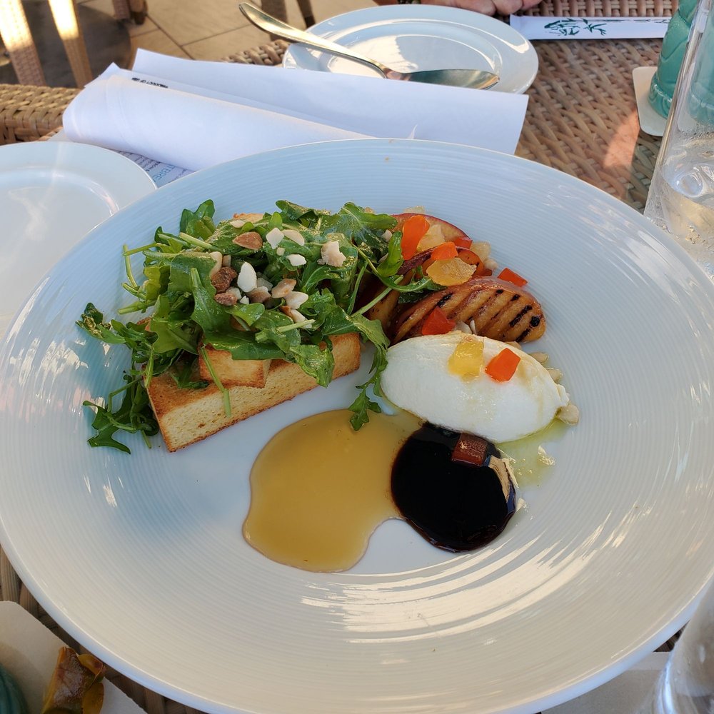 SHOR - Grilled Peach w Honey Ricotta - Breakfast & Brunch Near Me - Honolulu, Hawaii SHOR - Grilled Peach w Honey Ricotta - Breakfast & Brunch Near Me - Honolulu, Hawaii