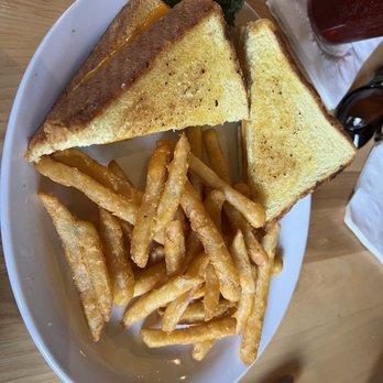 Drew's American Grill - Texas grilled cheese with American, cheddar and provolone. - New American Near Me - Brooksville, Florida Drew's American Grill - Texas grilled cheese with American, cheddar and provolone. - New American Near Me - Brooksville, Florida