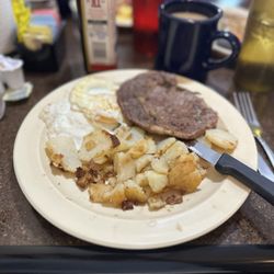 Hawksbill Diner - Steak and Eggs