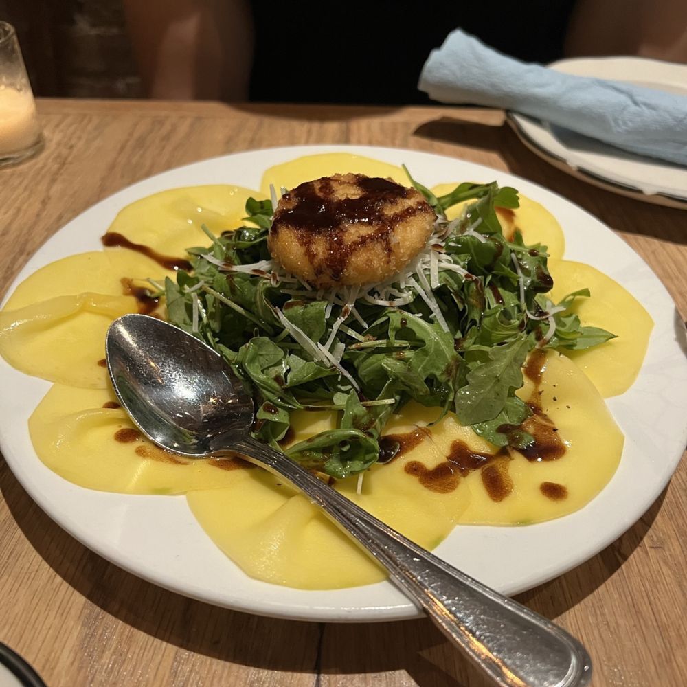 Cotenna - Fried goat cheese and mango salad (special) - Italian Near Me - New York, New York Cotenna - Fried goat cheese and mango salad (special) - Italian Near Me - New York, New York