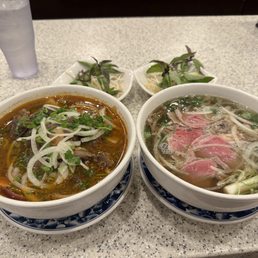 24. Beef Stew Served with Egg Noodle, 3. Brisket, Flank, Tendon, and Tripe, 93. Vietnamese Egg Roll