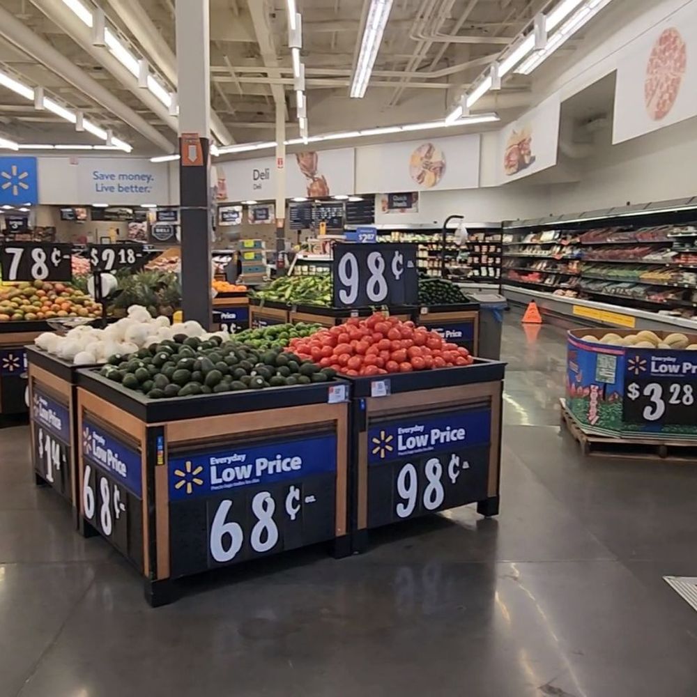 Walmart Supercenter - Huge produce department - Department Stores Near Me - Tracy, California