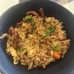 This is beef fried rice it was very delicious This is beef fried rice it was very delicious