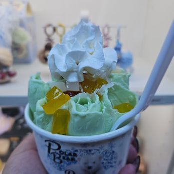 Polar Bear Rolled Ice Cream - Pandan Coconut - Ice Cream & Frozen Yogurt Near Me - Union City, California Polar Bear Rolled Ice Cream - Pandan Coconut - Ice Cream & Frozen Yogurt Near Me - Union City, California