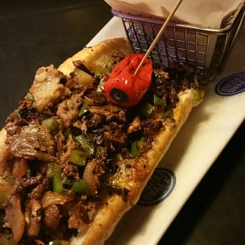 Dave & Buster's Vaughan - Philly cheese steak sandwich - American Near Me - Vaughan, Ontario Dave & Buster's Vaughan - Philly cheese steak sandwich - American Near Me - Vaughan, Ontario