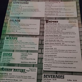 Brickhouse Bar And Grill - Menu - Salad Near Me - Hobart, Indiana