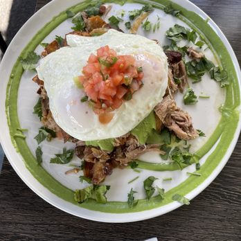 Over Easy - Kalua pork hash - excellent with green goddess dressing - Breakfast & Brunch Near Me - Kailua, Hawaii Over Easy - Kalua pork hash - excellent with green goddess dressing - Breakfast & Brunch Near Me - Kailua, Hawaii