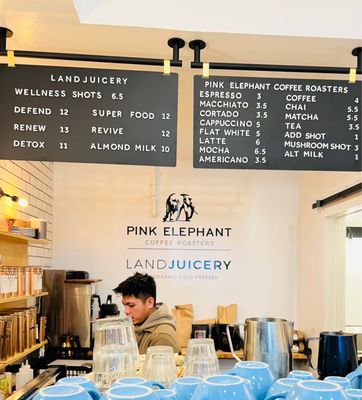 Pink Elephant Coffee Shop by null