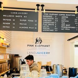 Pink Elephant Coffee Shop - Interior.