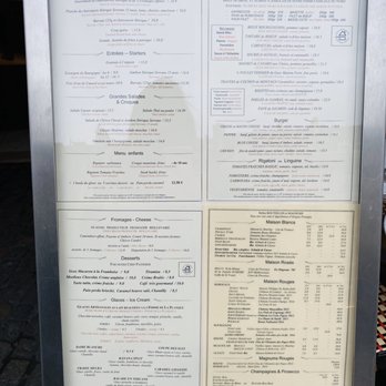 Maison Rouge - Menu - Brasseries Near Me - Paris, 75 Maison Rouge - Menu - Brasseries Near Me - Paris, 75