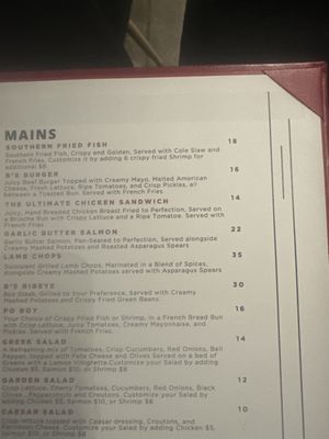 Menu photo 7 B's Wine Bar Missouri City, TX