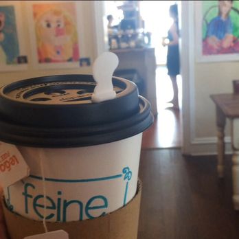 'feine - "Choco-Matte Latte" special - Brazilian black tea with chocolate and was asked for my milk preference (almond) - Coffee & Tea Near Me - Conshohocken, Pennsylvania 'feine - "Choco-Matte Latte" special - Brazilian black tea with chocolate and was asked for my milk preference (almond) - Coffee & Tea Near Me - Conshohocken, Pennsylvania