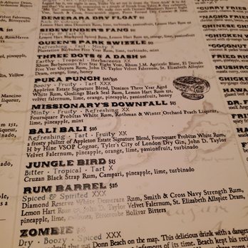 Dr. Funk - Menu - Tiki Bars Near Me - San Jose, California Dr. Funk - Menu - Tiki Bars Near Me - San Jose, California