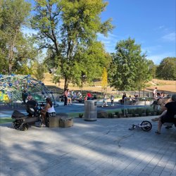 Gabriel Park - See saw and trampoline area