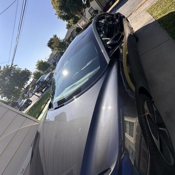 Window Tinting A Plus - Drivers side with 50% and 5% - Auto Detailing Near Me - Oakland, California