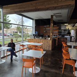 Sauce Nouvelle - A look across their bistro from the front door.