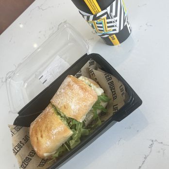 Better Buzz - Before I eat this delicious food, Caprese w/avocado, and drank a Large Matcha Tea - Coffee & Tea Near Me - Las Vegas, Nevada