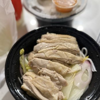 Cluck2Go - Take out Hainan noodles, soup in a different container. - Hainan Near Me - Rowland Heights, California