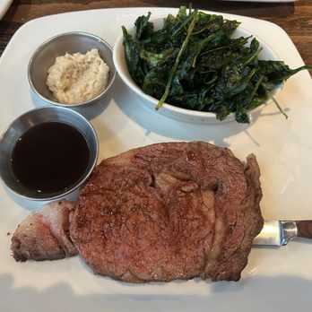 The Crain Lounge & Kitchen - Signature Prime Rib had parts that were tough, chewy. The tender parts were good. The raw horseradish and the an'ju sauce is to die for! - Lounges Near Me - Oklahoma City, Oklahoma