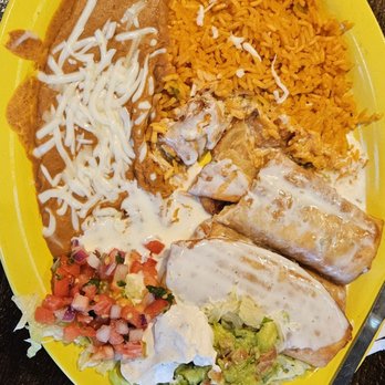 Muchacho Alegre - Grilled shrimp chimichangas - Mexican Near Me - Sevierville, Tennessee